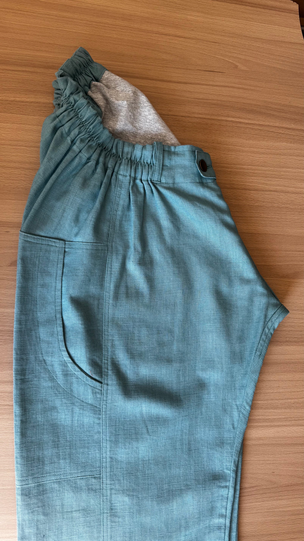 Toil'poch lin bleu azur taille 52-54