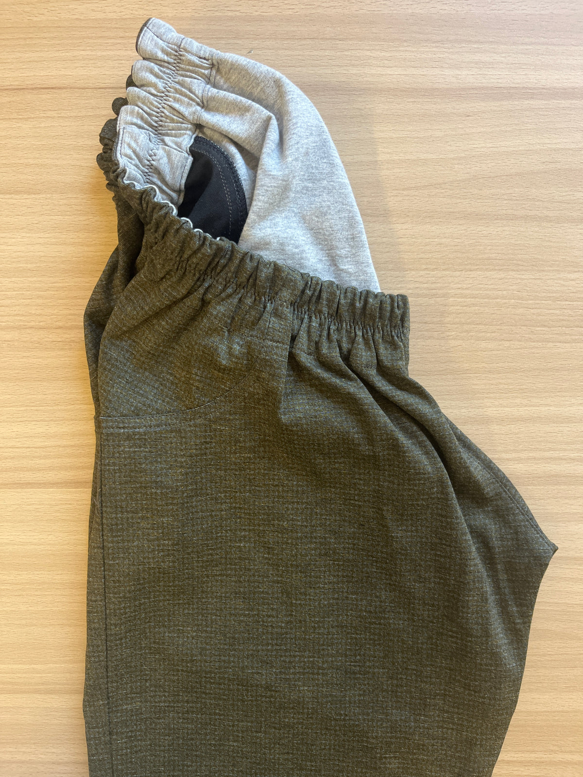 Basic Polyester Stretch Vert lichen Taille 105