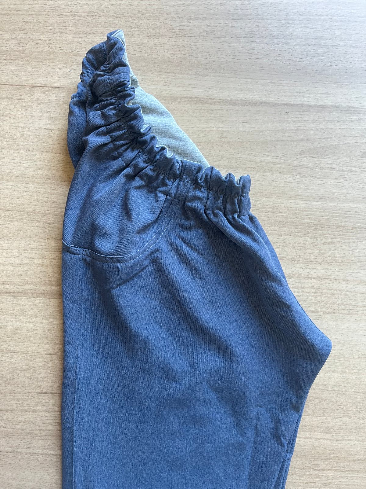 Basic Polyviscose Bleu Taille 44-46