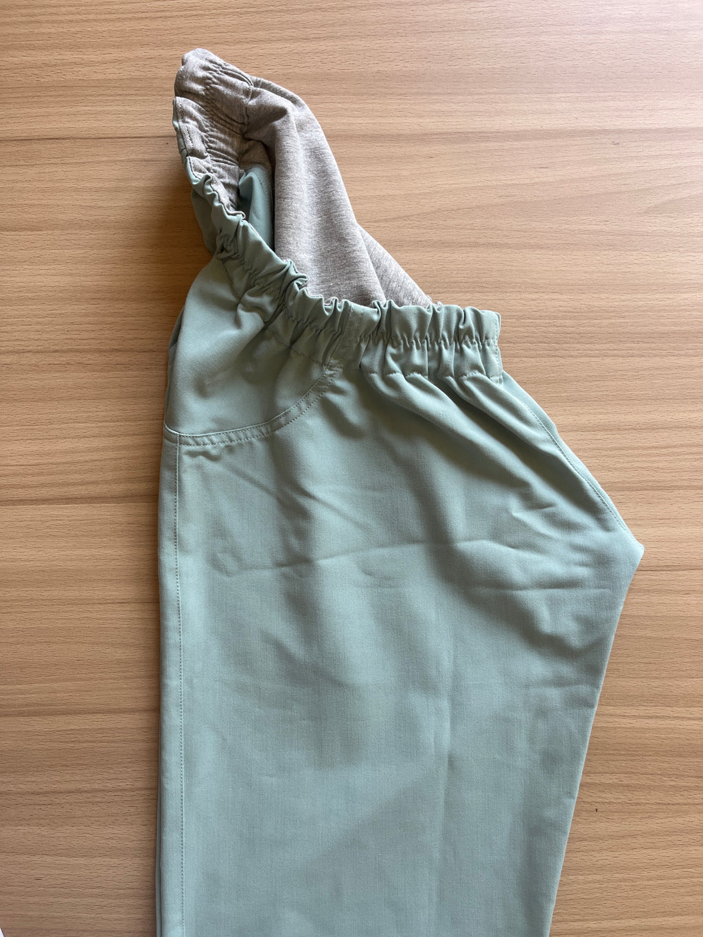 Basic Stretch Coton Vert Céladon Taille 52-54
