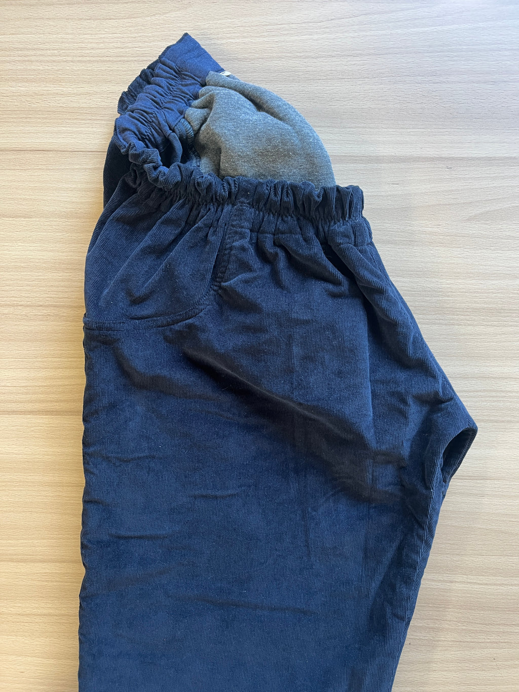 Basic Velours Milleraies Marine Taille 54