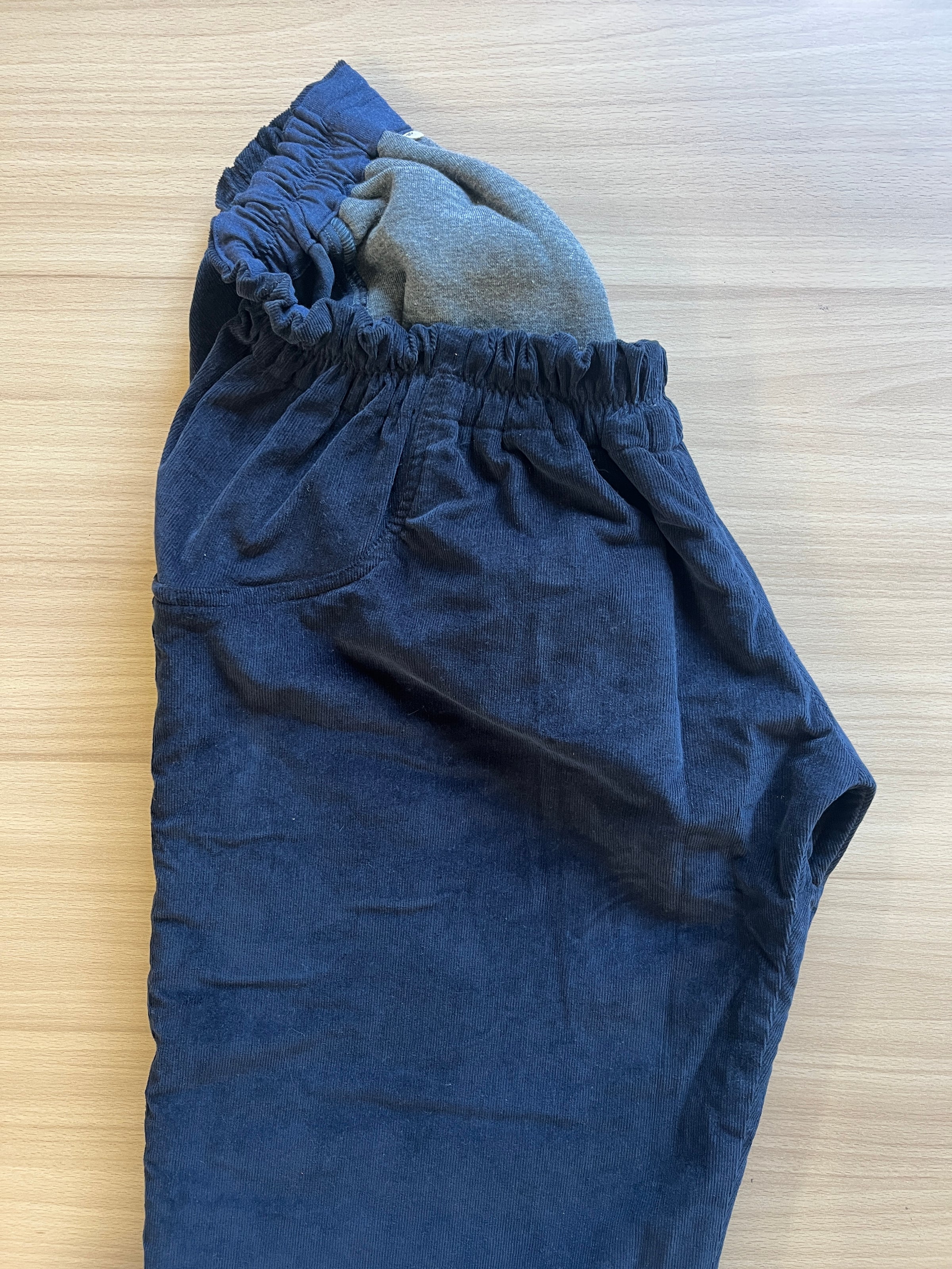 Basic Velours Milleraies Marine Taille 54