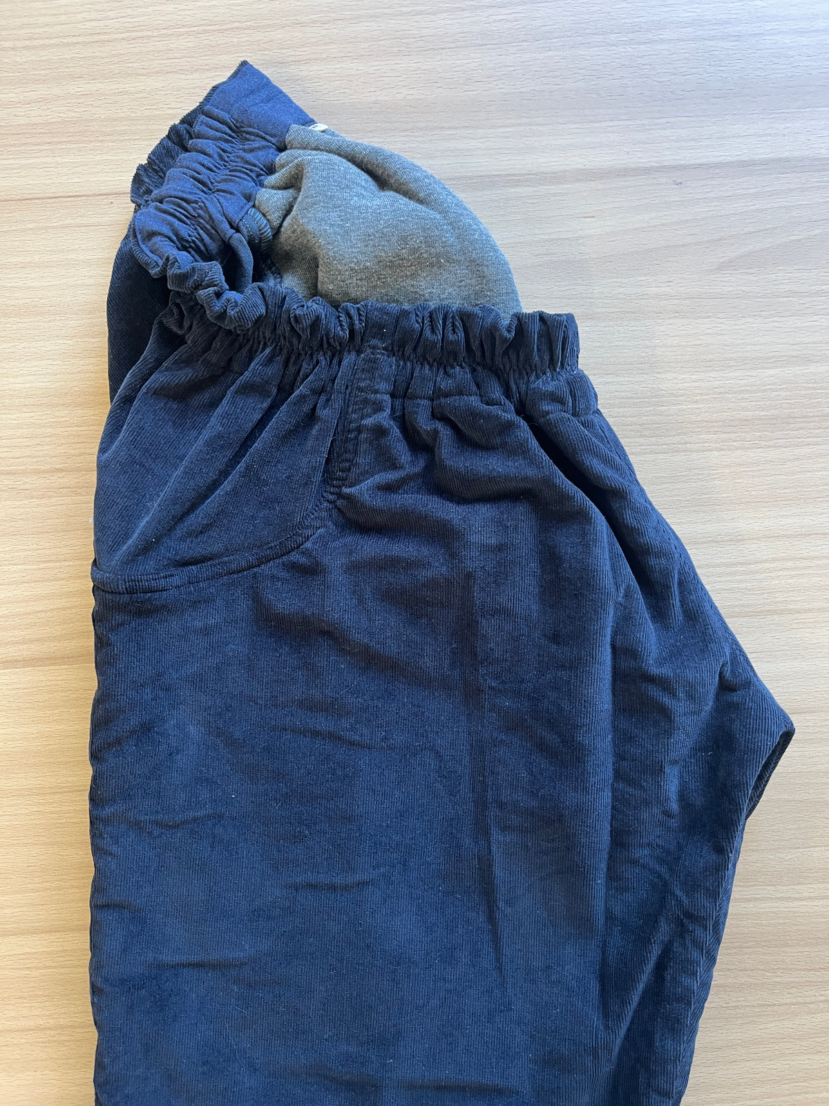 Basic Velours Milleraies Marine Taille 54