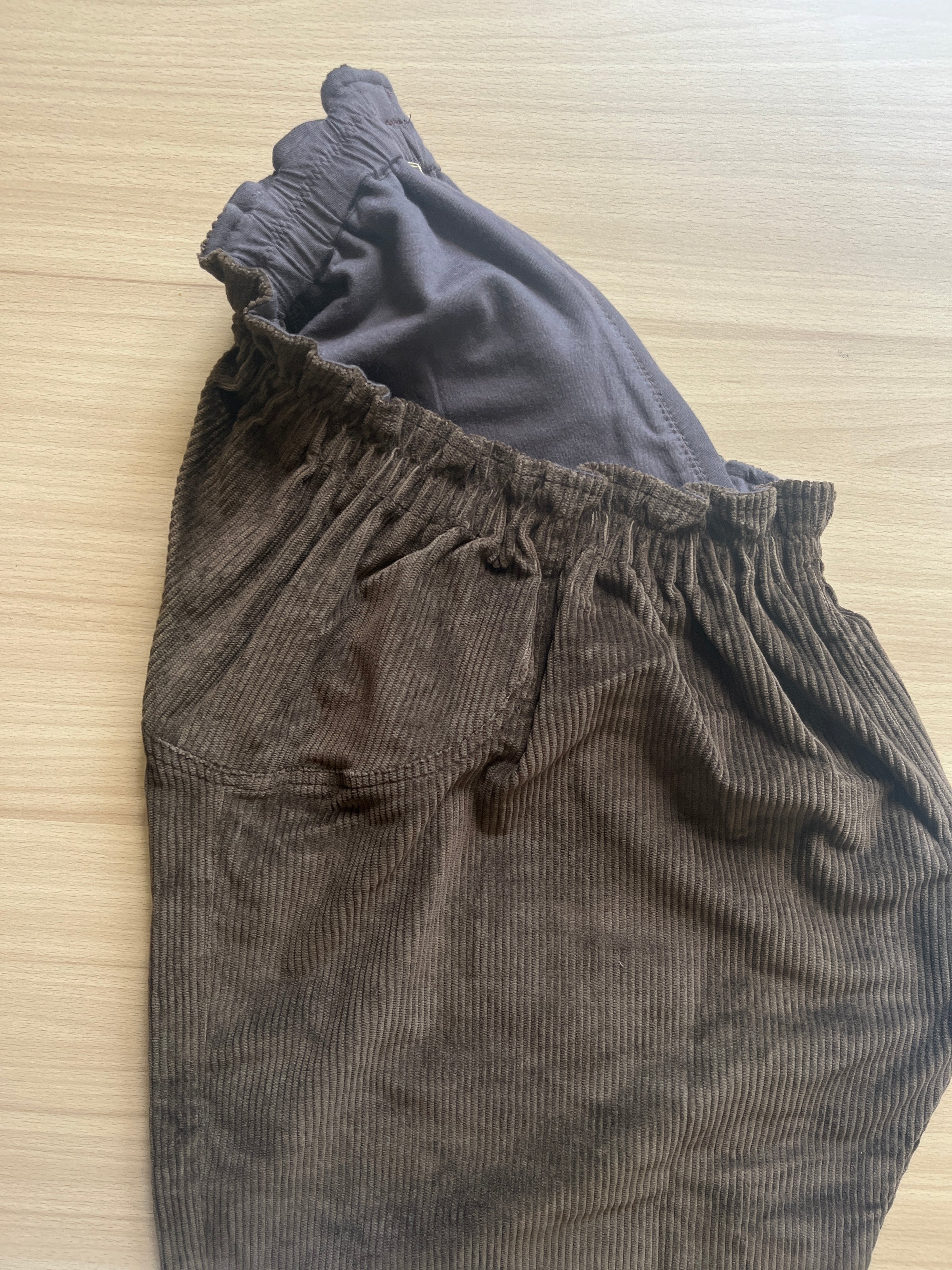 Basic Velours Brun Foncé Taille 66