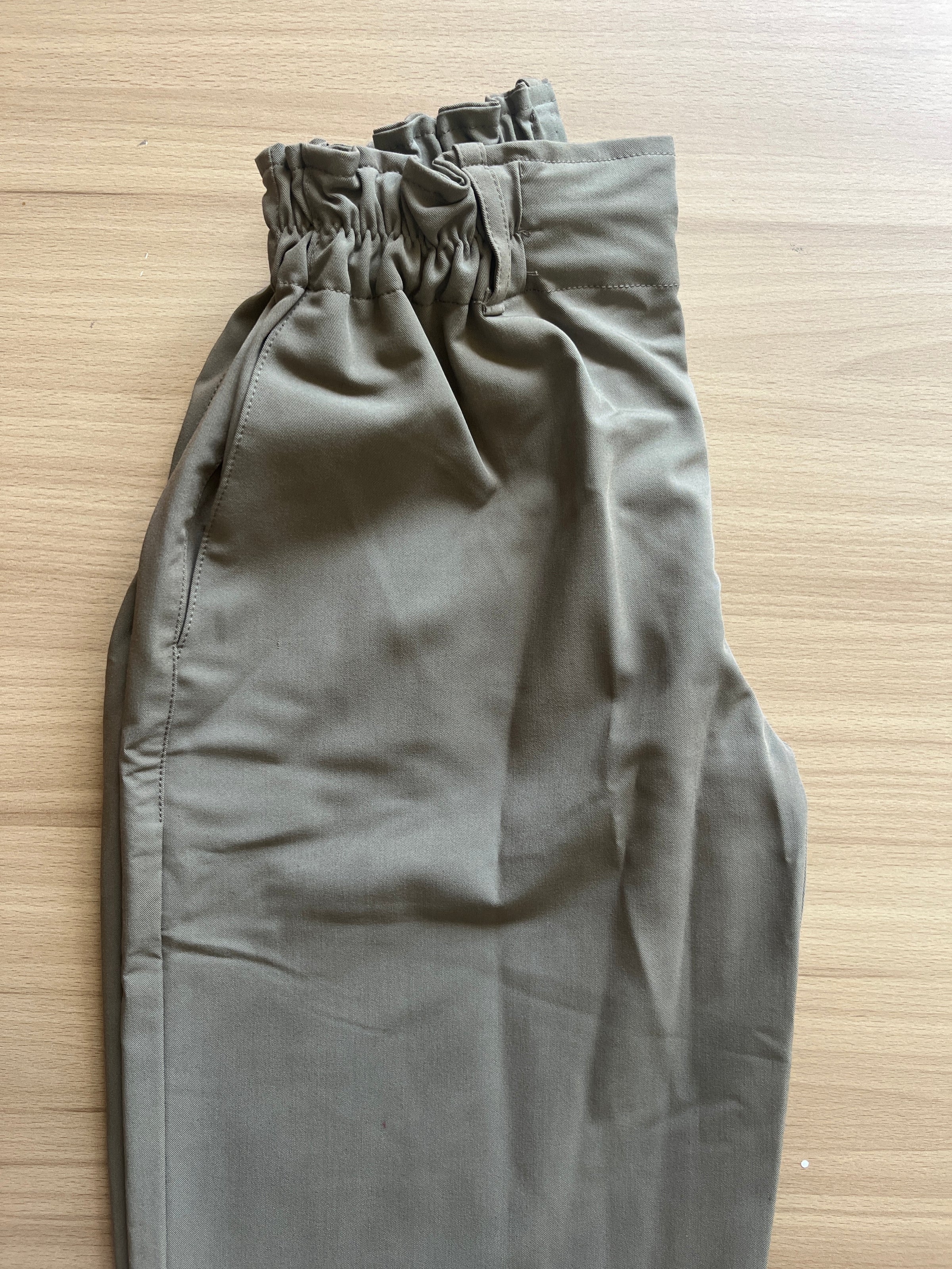 Basic Debout Coton Stretch Gris Vert Taille 39