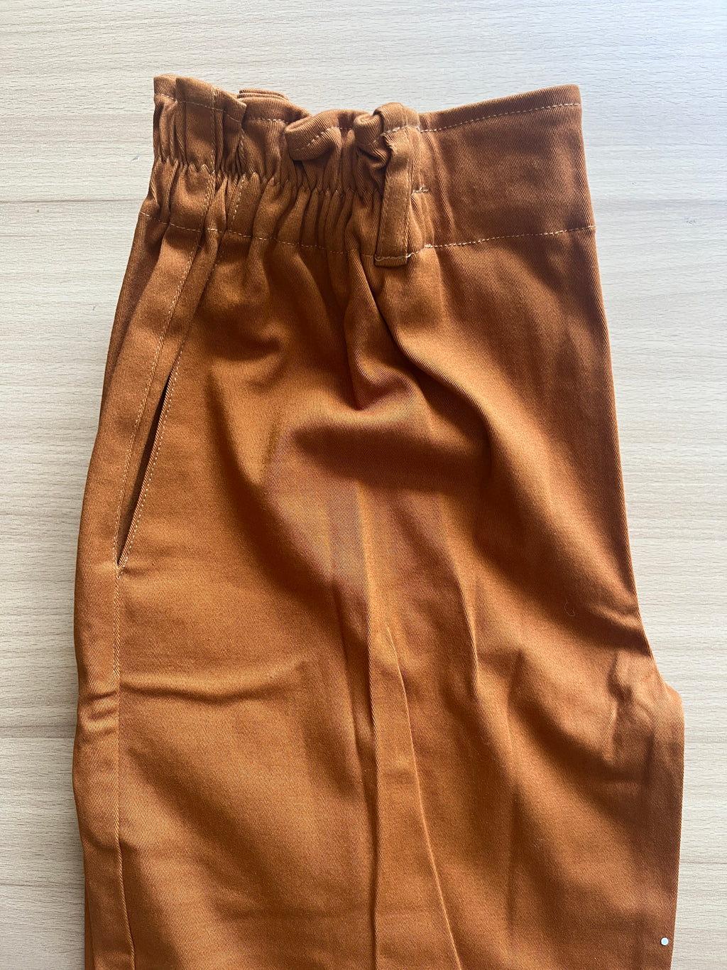 Basic Debout Coton Jean Stretch Roux Taille 39
