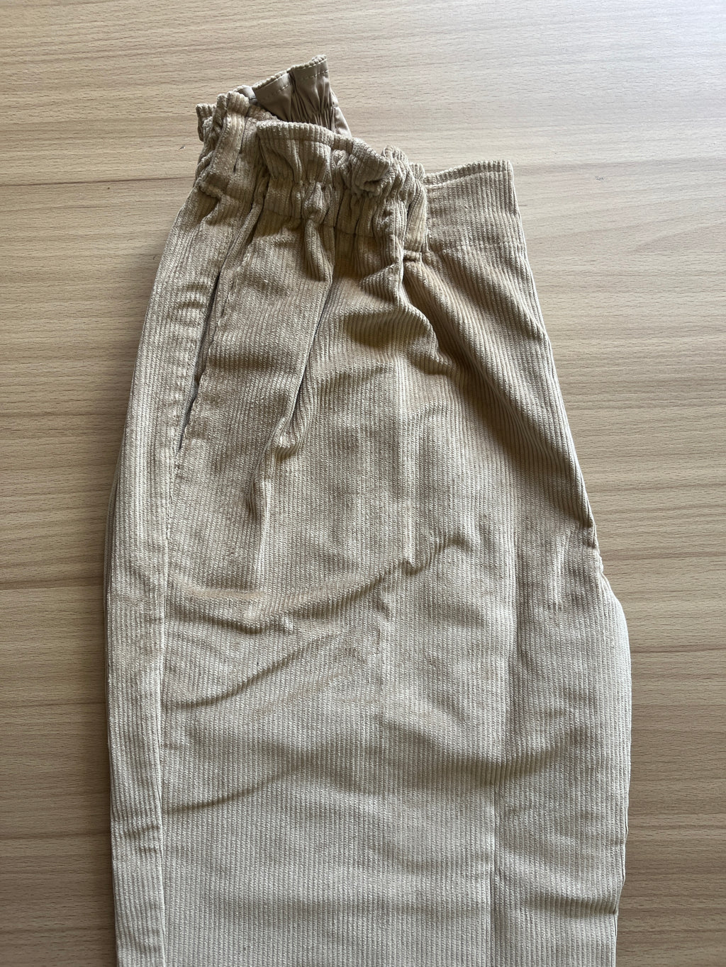 Basic Debout Velours Côtelé Cognac Taille 42