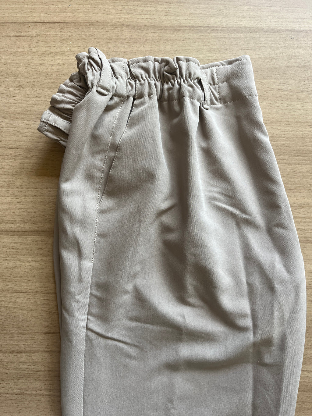 Basic Debout Coton Stretch Beige Taille 42