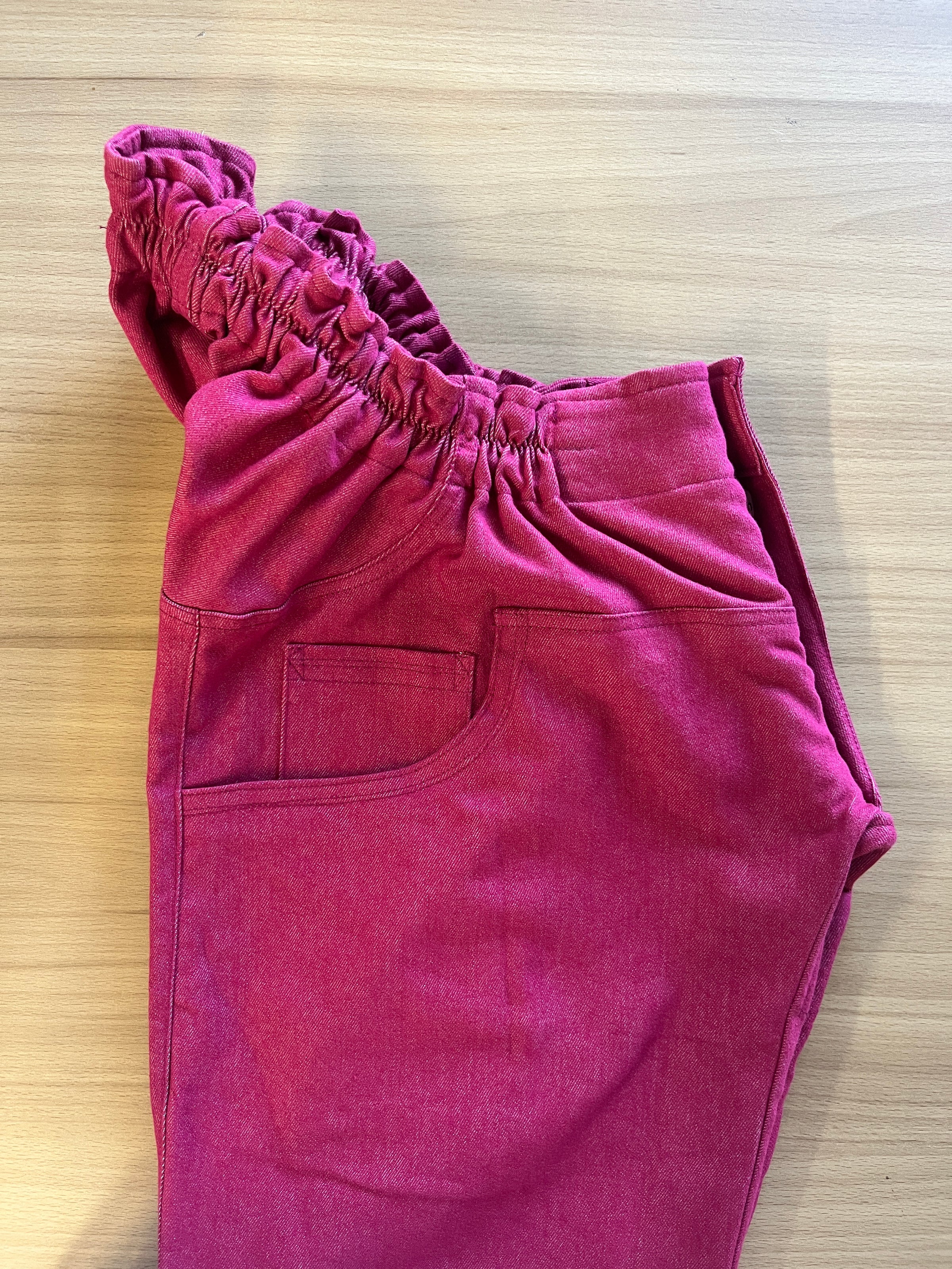 Léo Toile Coton Fuchsia Taille 40-42