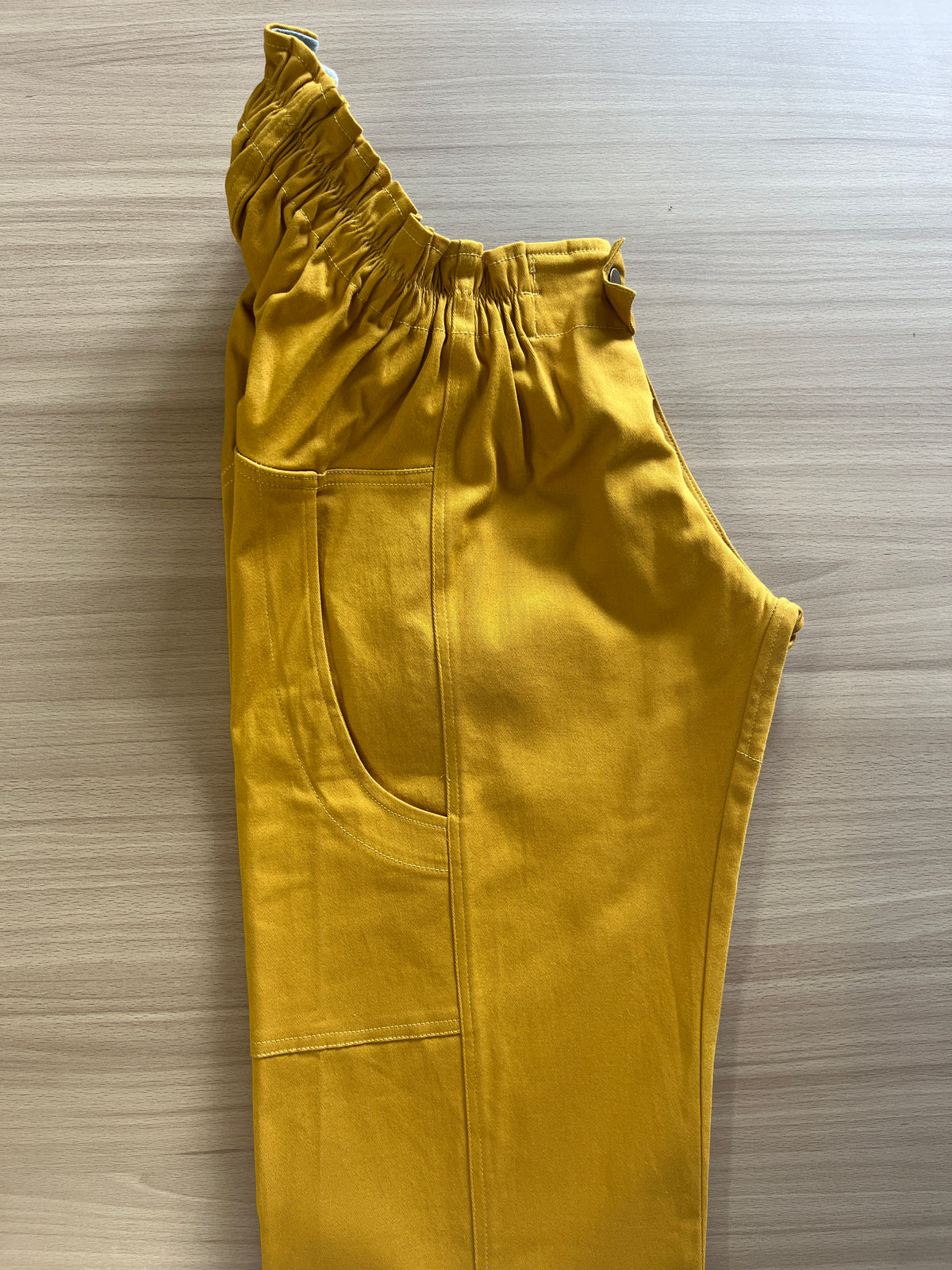 Toil'poch coton jaune moutarde taille 40-42