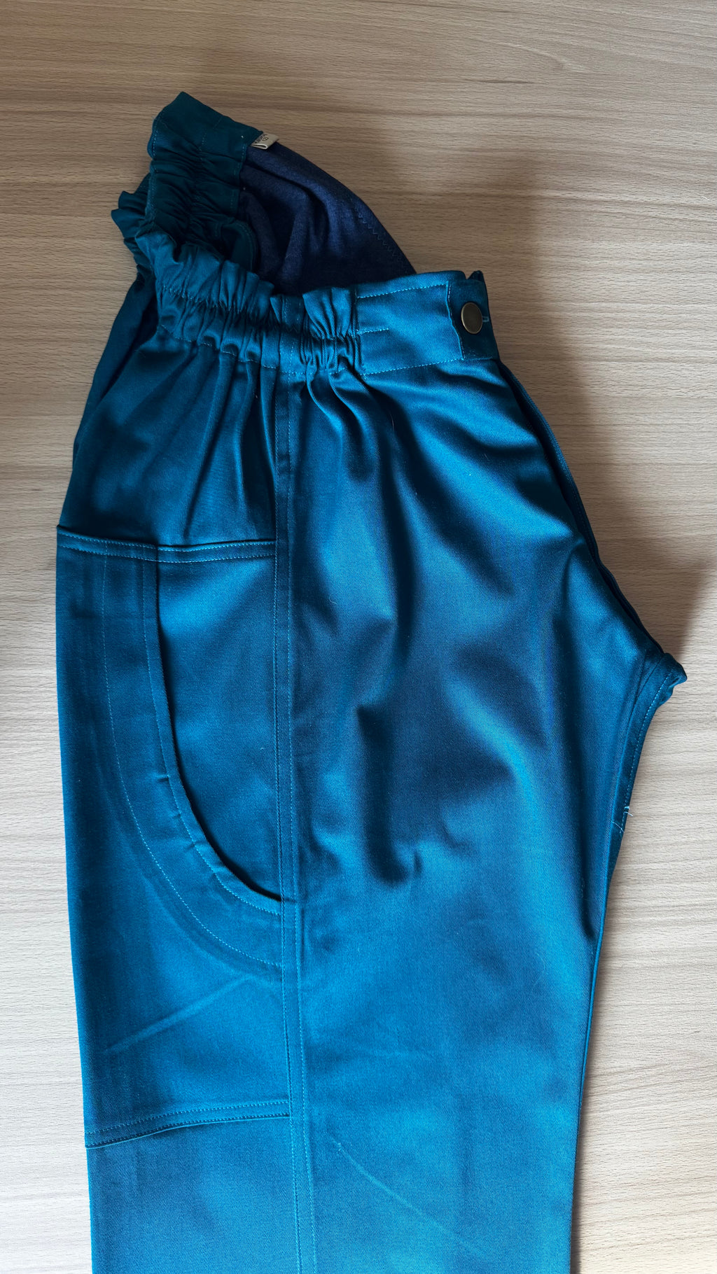 Toil'poch coton bleu canard taille 52-54