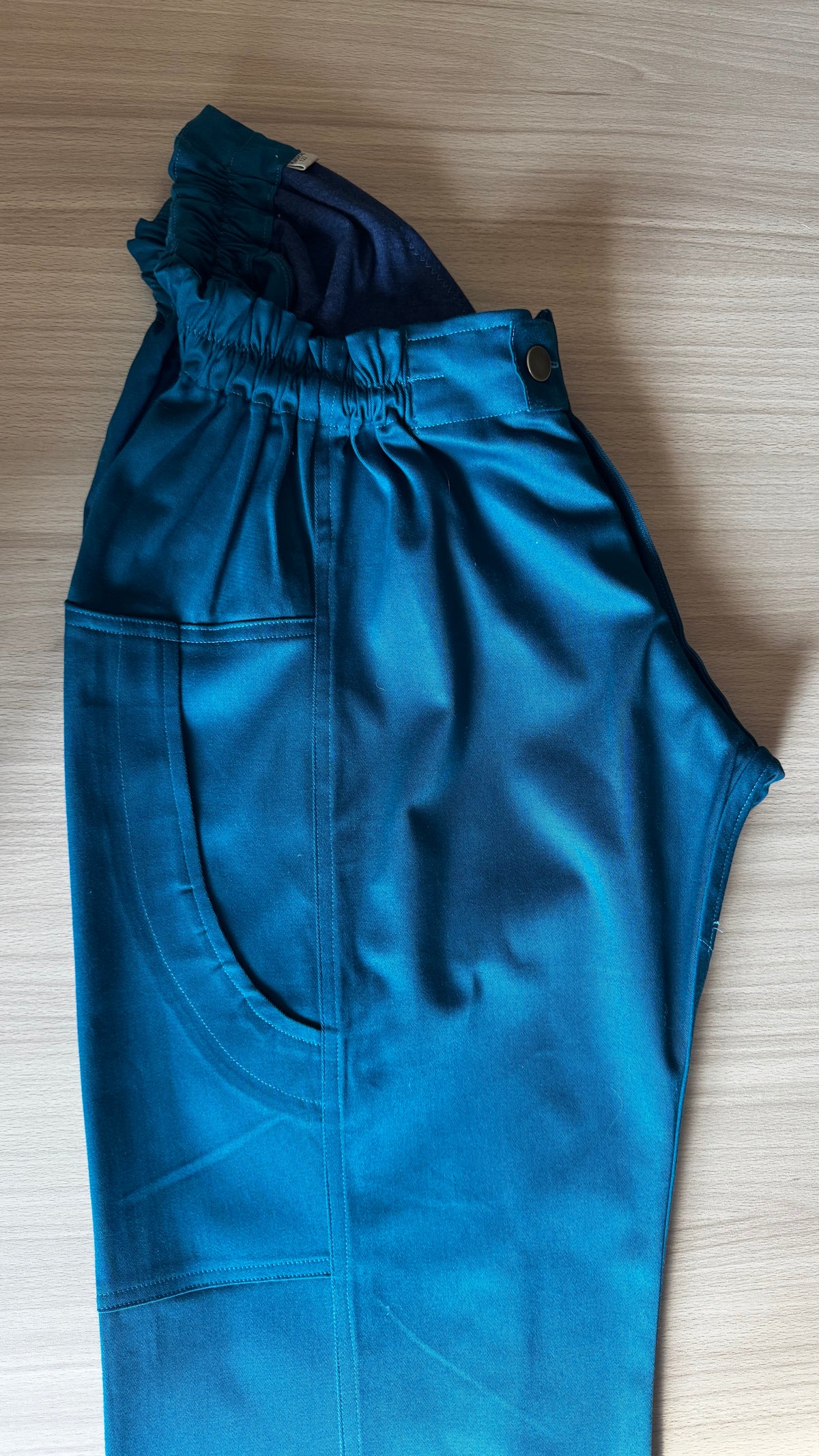 Toil'poch coton bleu canard taille 52-54