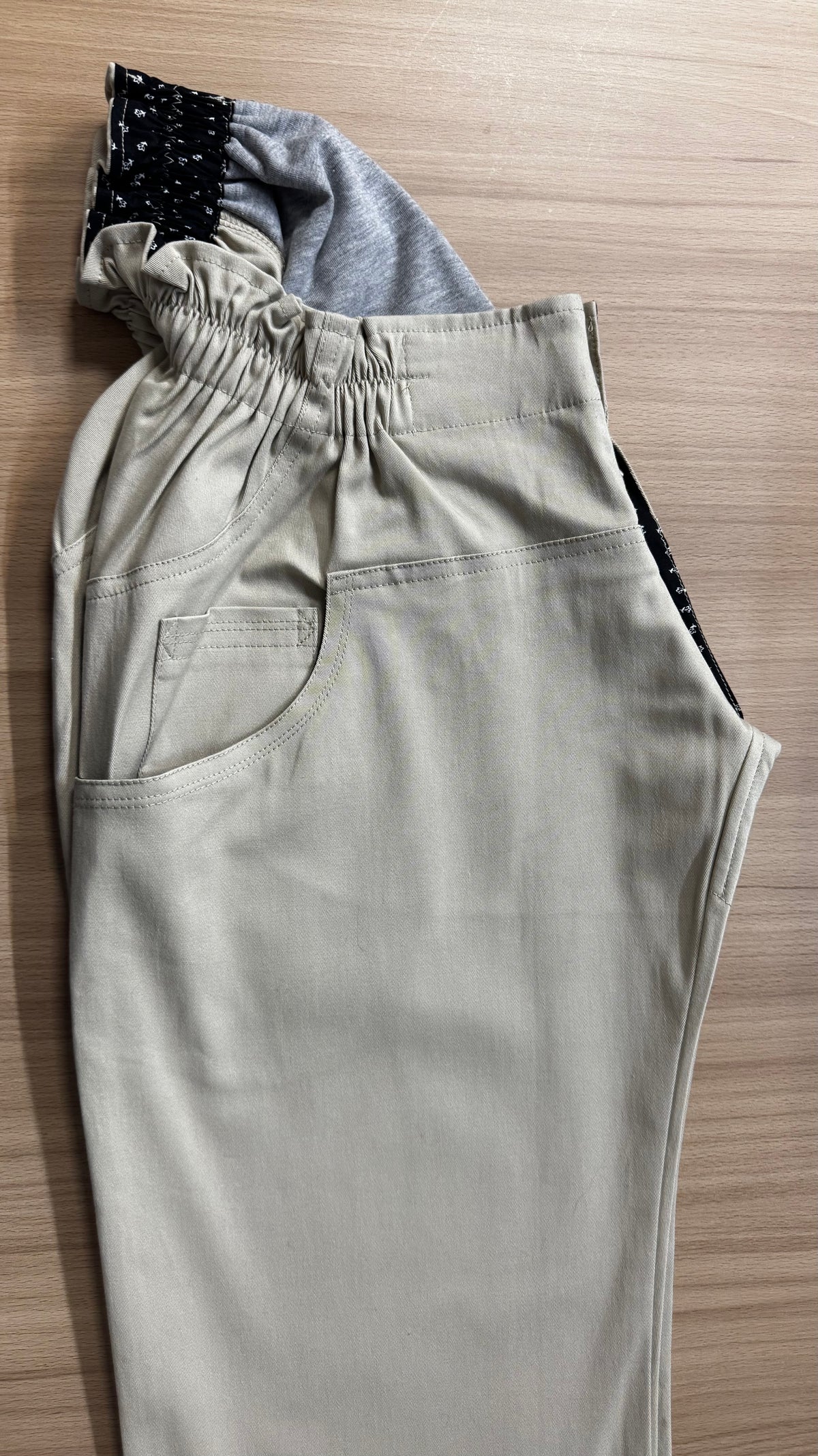 Léo coton beige clair taille 44-46