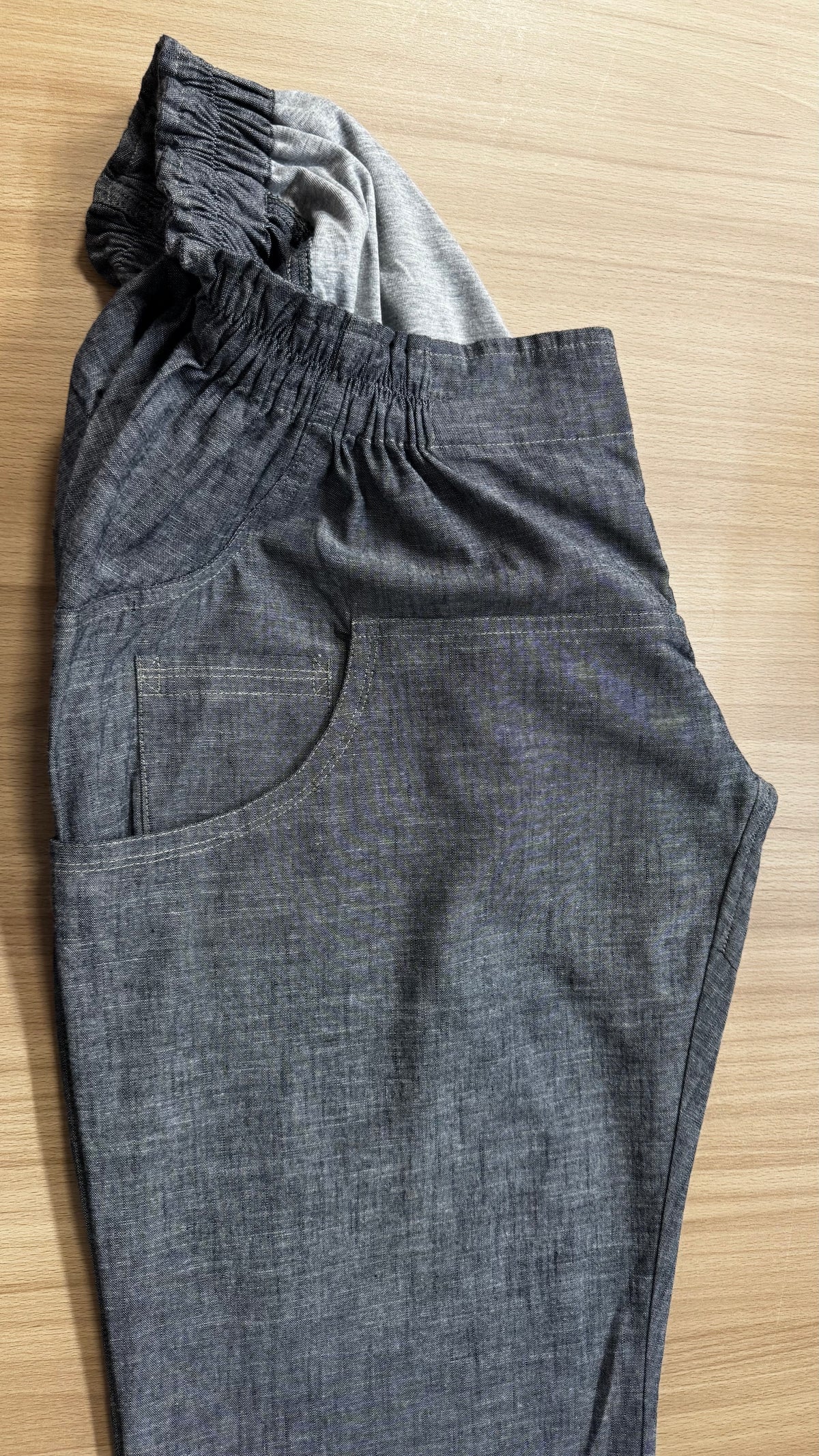 Léo jean été gris bleu taille 48-50