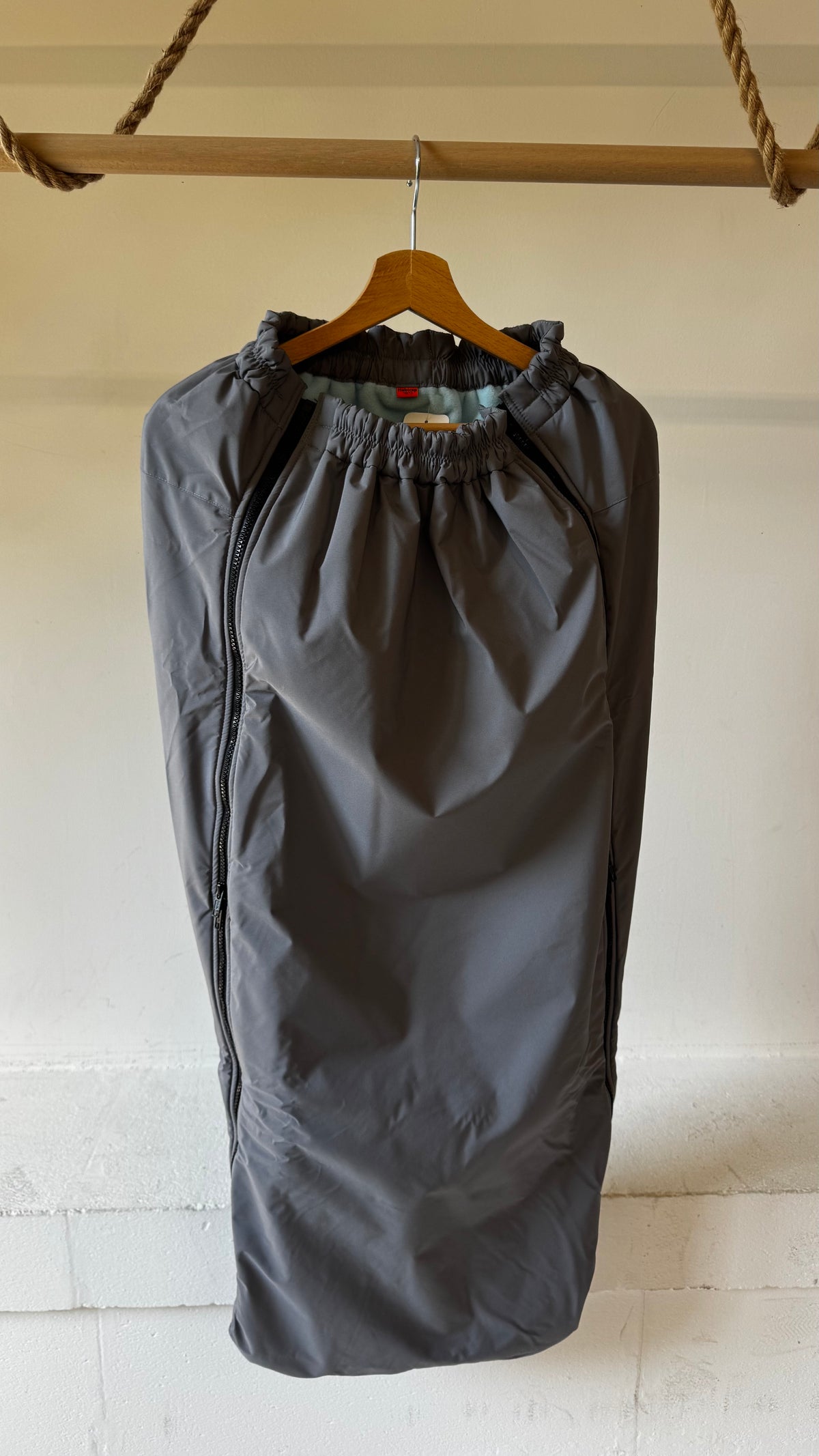 Ô CHÔ imperméable gris doublure polaire bleu clair 10/12ans
