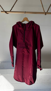 Manteau têtière imperméable rouge doublé polaire noir Taille 1