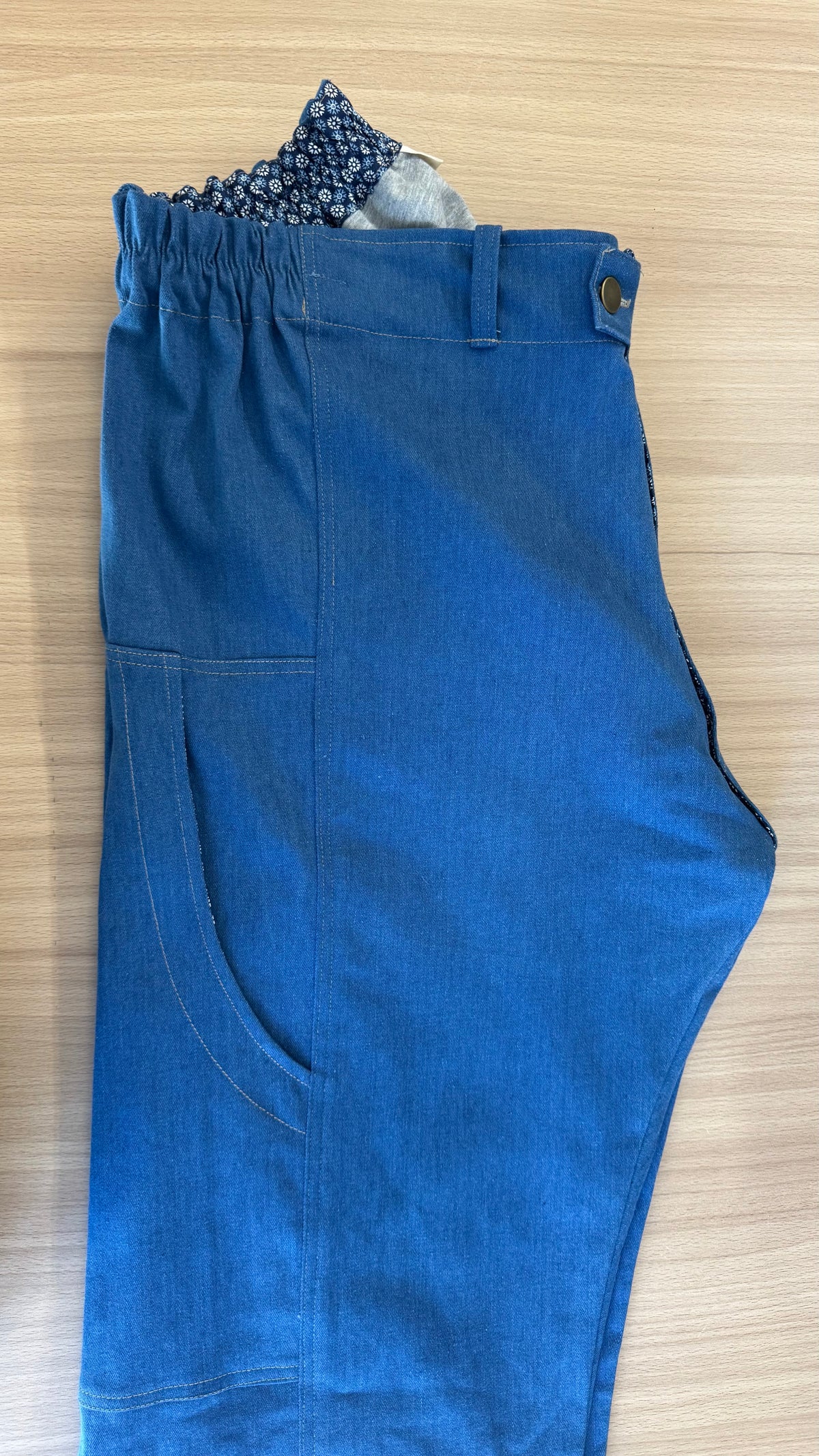 Toil'poch jean lavé bleu Taille 52-54