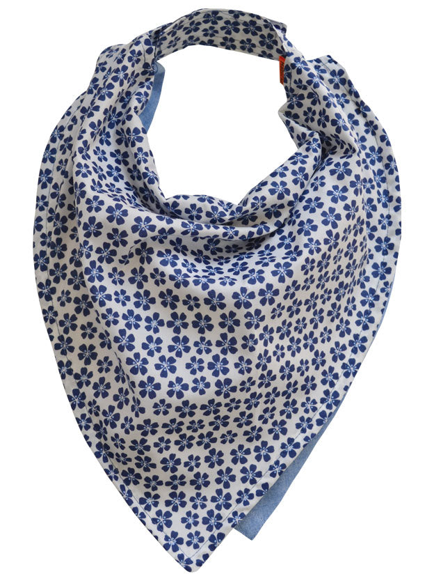 Bavoir Bandana BLEUET