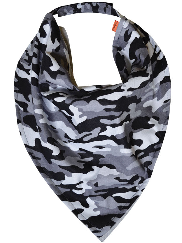 Bavoir Bandana CAMOUFLAGE GRIS
