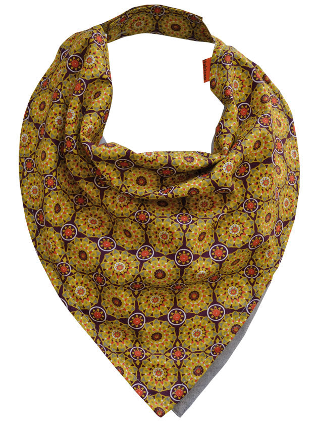Bavoir Bandana Ocre Jaune