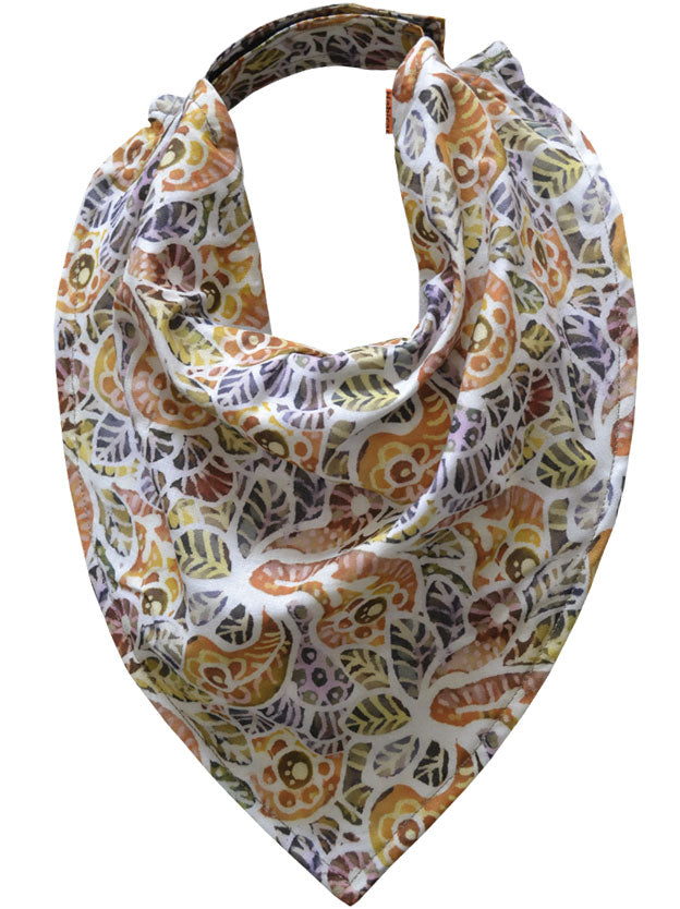 Bavoir Bandana BATIK OCRE