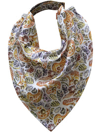 Bavoir Bandana BATIK OCRE