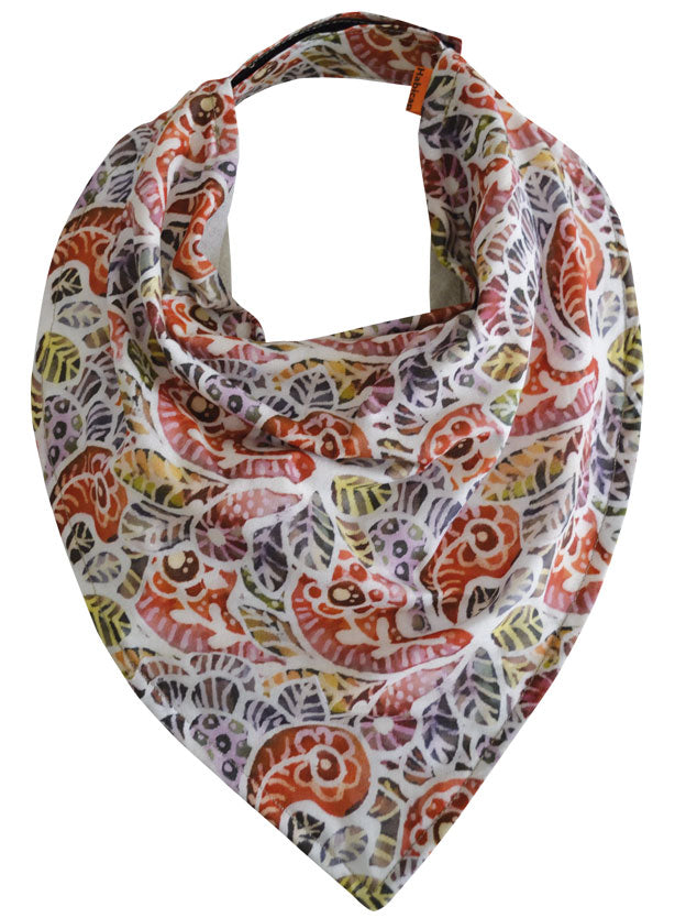 Bavoir Bandana BATIK ORANGE