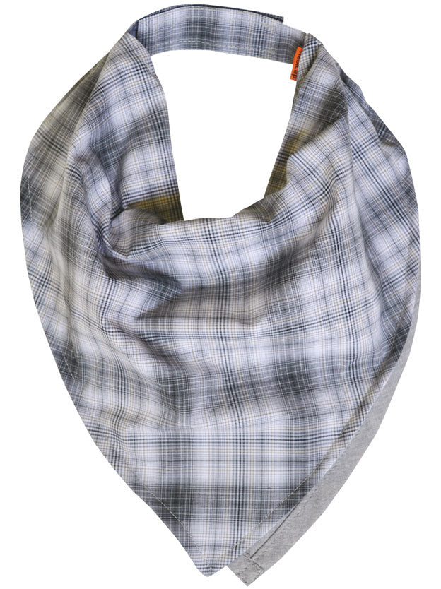 Bavoir Bandana CARREAUX GRIS