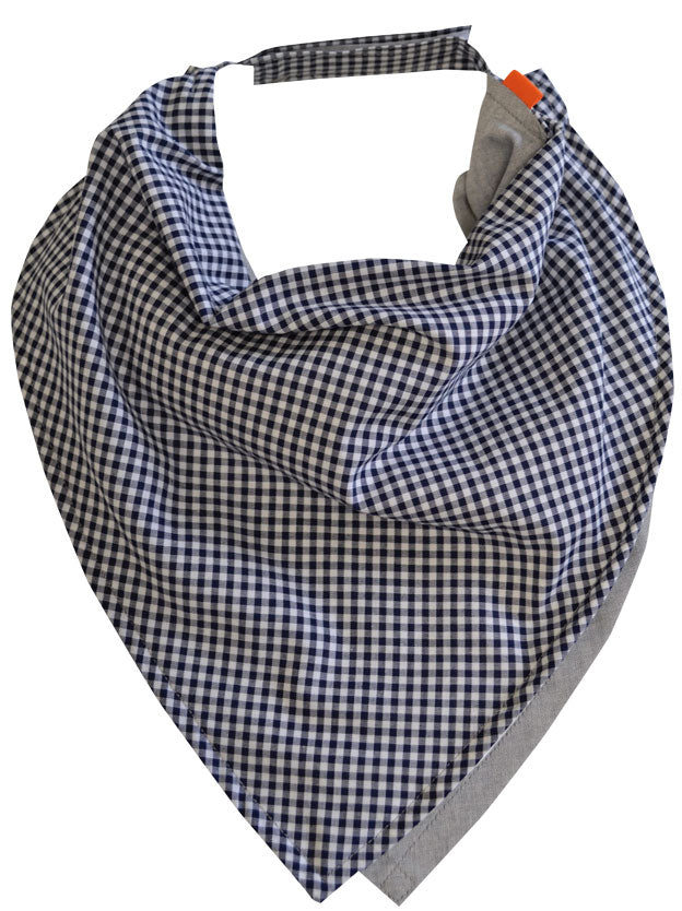 Bavoir Bandana VICHY NOIR