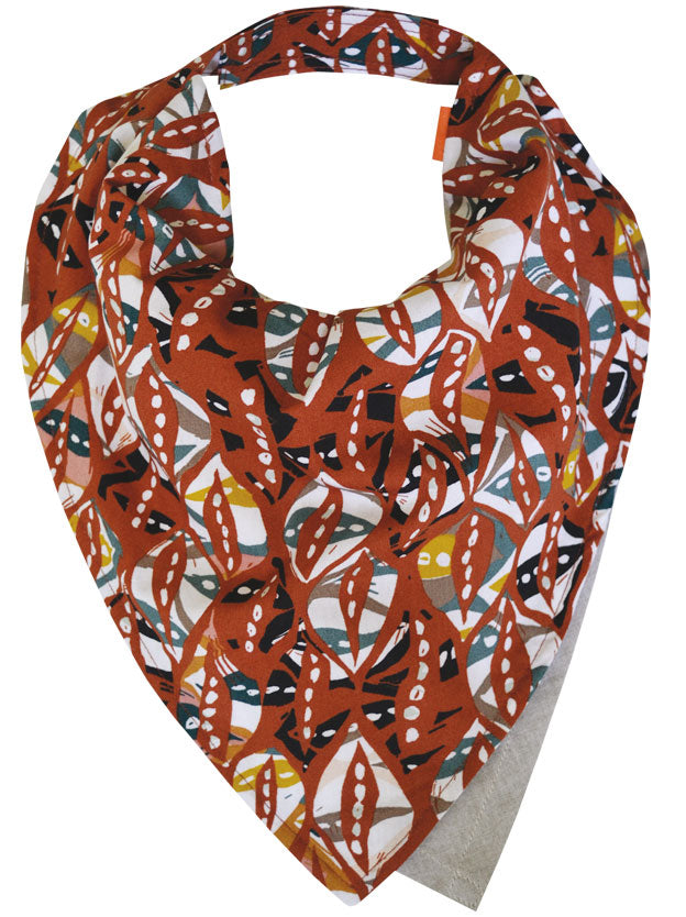 Bavoir Bandana ETNIK BRIQUE
