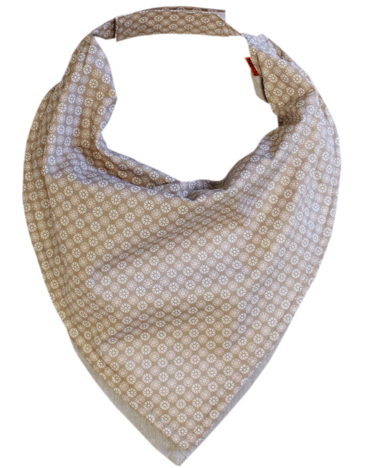 Bavoir Bandana FLOCON SABLE