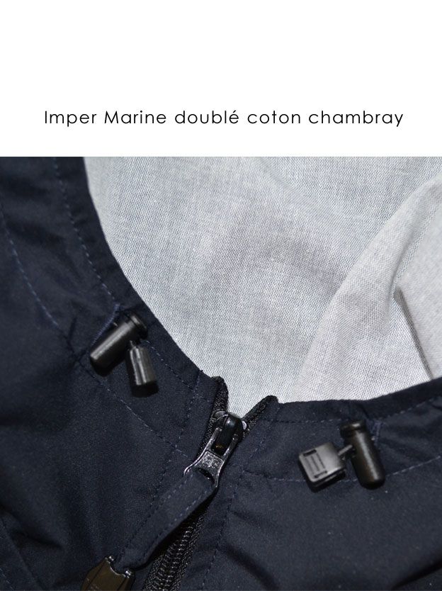 Cape GIGA imperméable doublée coton