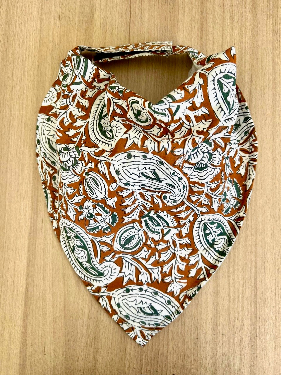 Bavoir Bandana Perçant - Marron