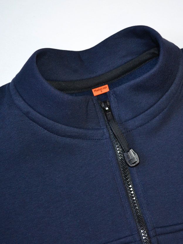 Gilet jersey molletonné
