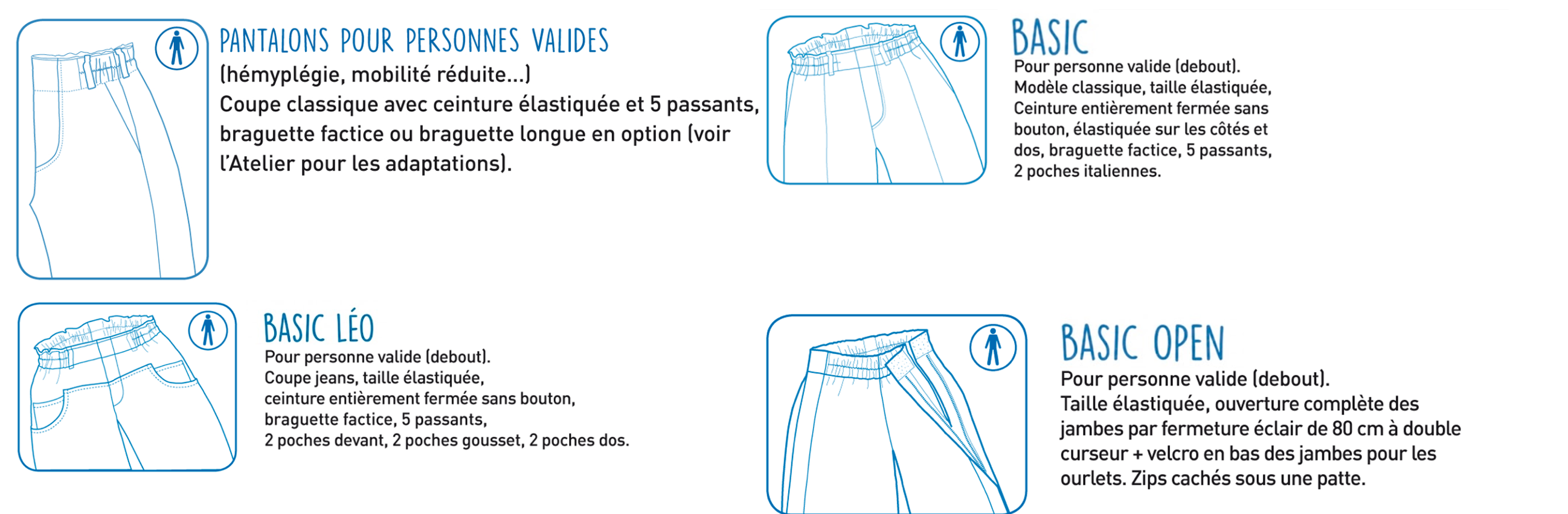 PANTALONS POSITION DEBOUT