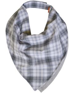 Bavoir Bandana CARREAUX GRIS