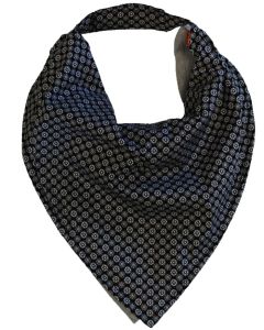 Bavoir Bandana FLOCON NOIR (NOUVEAU)