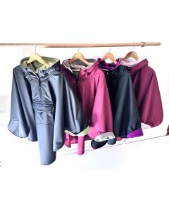 CAPE IMPERMÉABLE DOUBLÉE POLAIRE FEMME AVEC OPTIONS