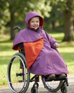 CAPE IMPER DOUBLÉE POLAIRE ENFANT